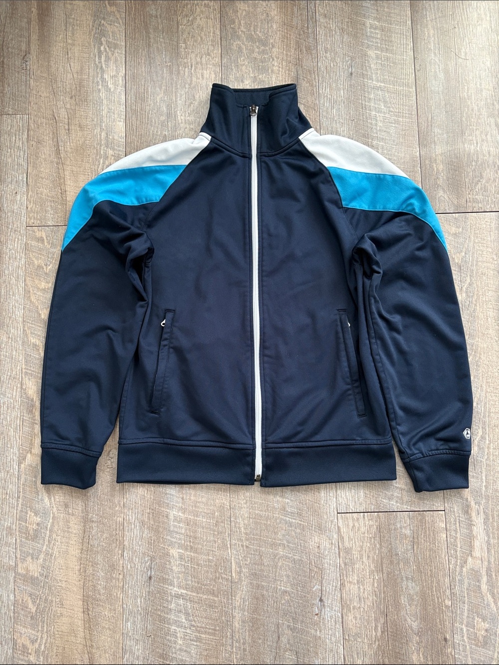 Old Navy Track Zip Up Sweater Y2K
